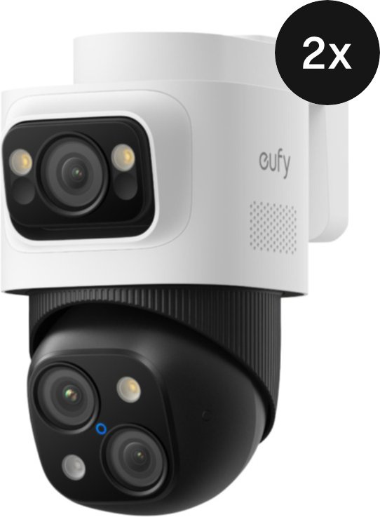 eufy PoE Bullet-PTZ-Kamera S4 - 2er-Set (+GRATIS Hombli Lichterkette)