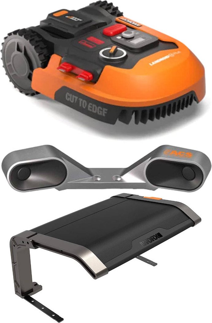 Worx Landroid M500 Plus Starter-Set - inkl. gratis Garage und ACS (+GRATIS Hombli Lichterkette)