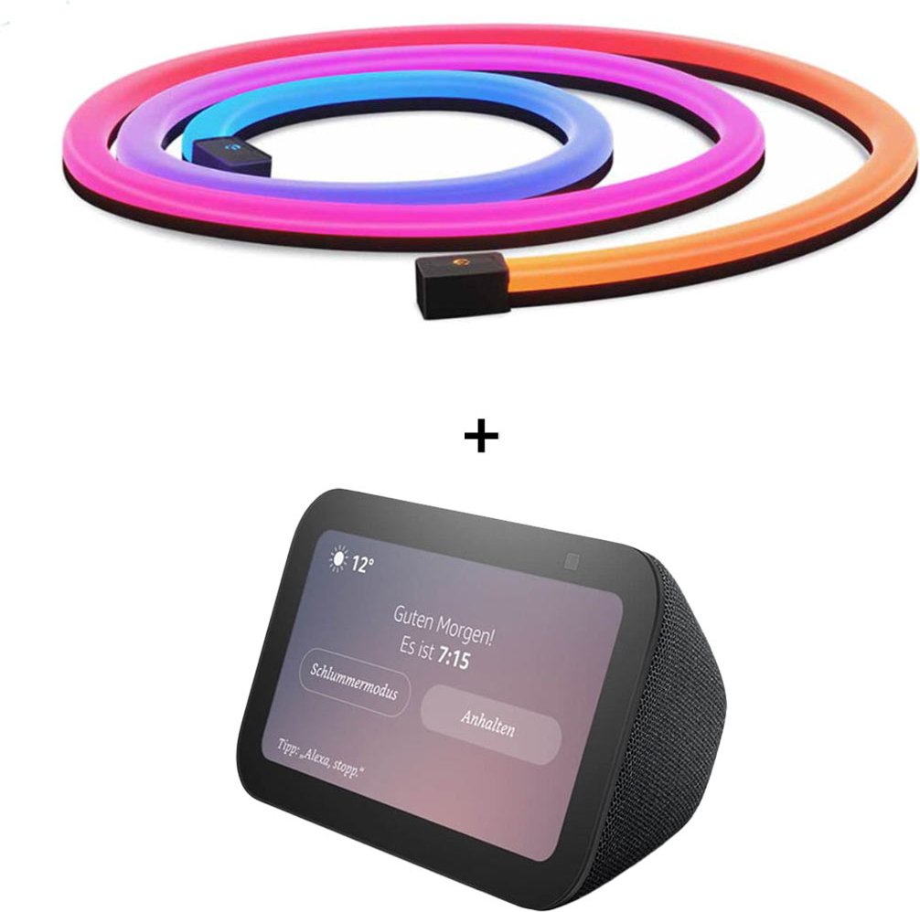 Govee Neon Tischlichtband - 2m + Amazon Echo Show 5 (3. Gen)
