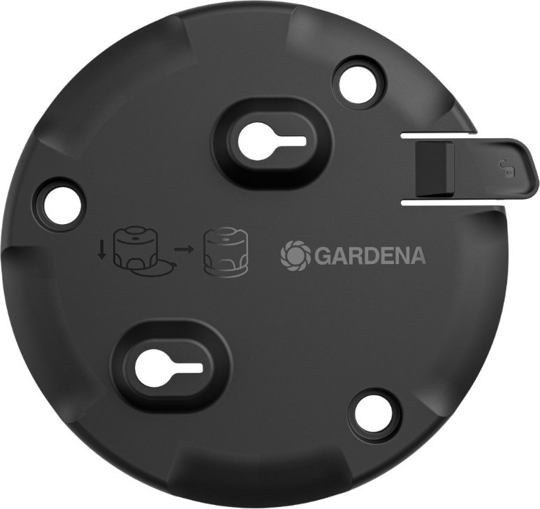 Gardena Montageplatte für AquaPrecise - oberirdisch - Schwarz