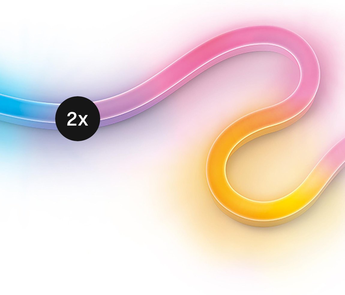 WiZ Flex Strip Tunable White & Color 3m - 2er-Set