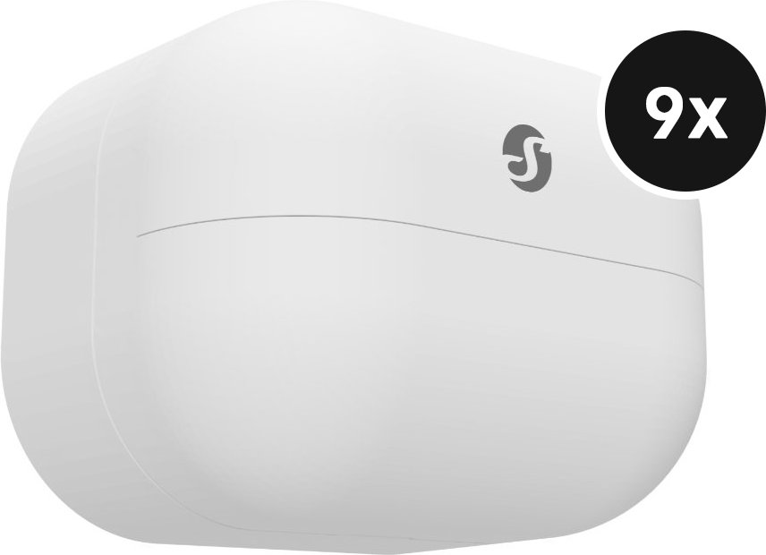 Shelly BLU Motion - Bewegungssensor - 9er-Set (+12 Monate GRATIS Shelly Premium)