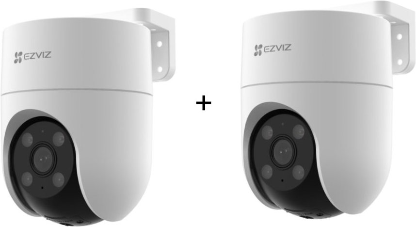 EZVIZ H8c 2MP - HD Schwenk- & Neige-Kamera - 2er-Set