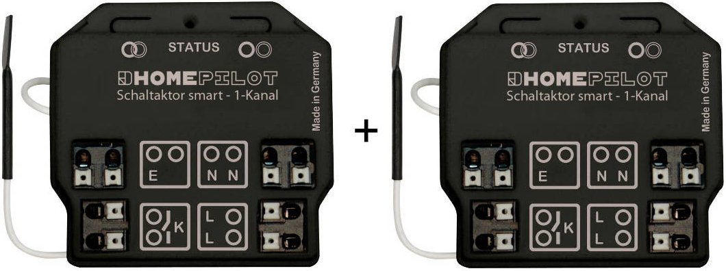 HOMEPILOT Schaltaktor smart 1-Kanal - 2er-Set