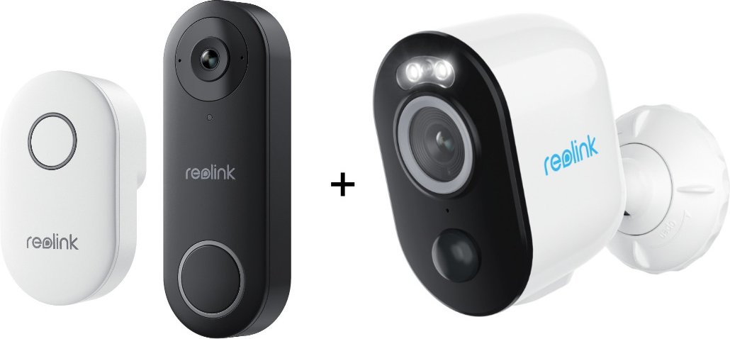 Reolink D340W Video Doorbell + Argus Series B330