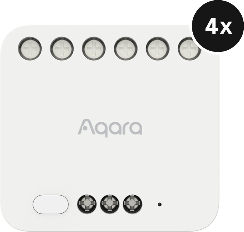 Aqara Dual Relay Module T2 - Unterputzschalter - 4er-Set