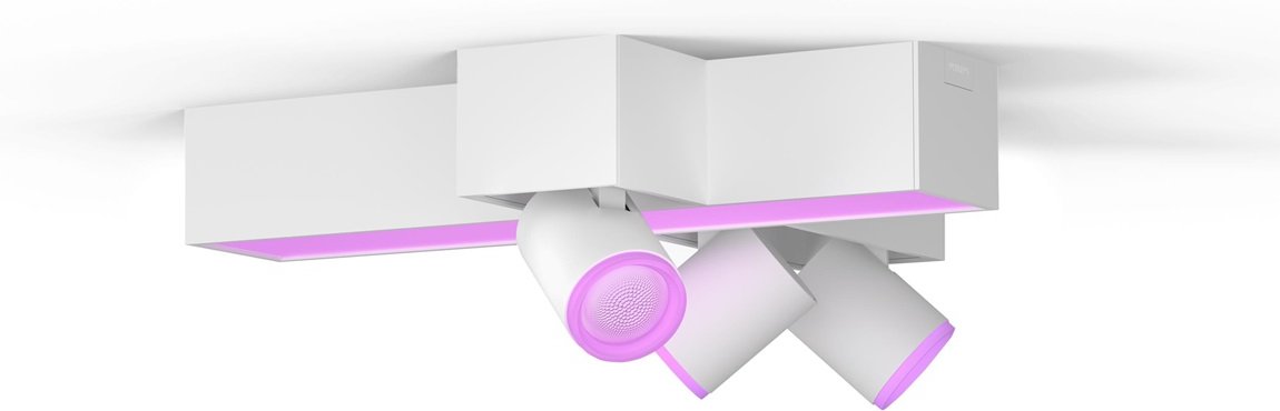 Thumbnail - Philips Hue White and Color Ambiance Centris Cross Spot 3flg. 2810lm - Weiß