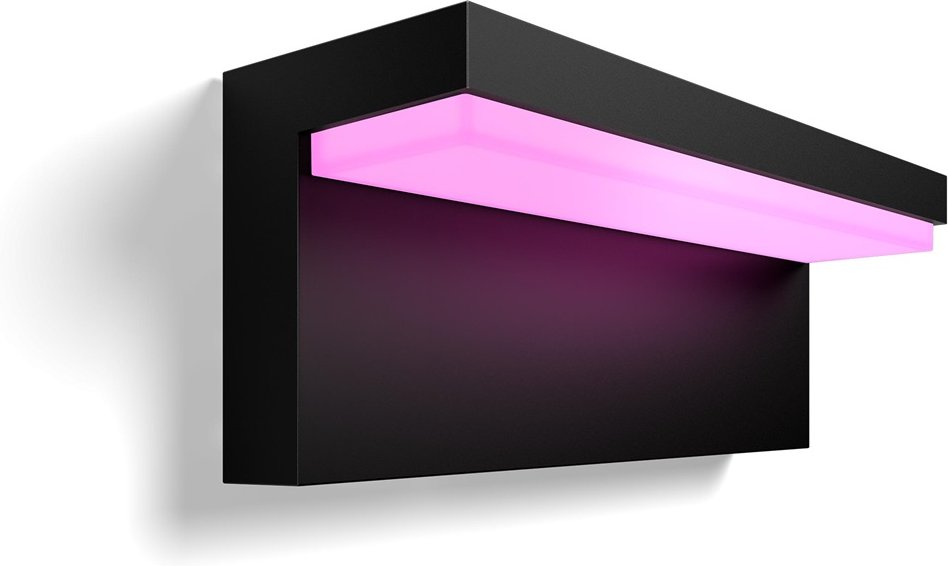 Philips Hue White & Col. Amb. Nyro Wandleuchte 1020 lm - Schwarz