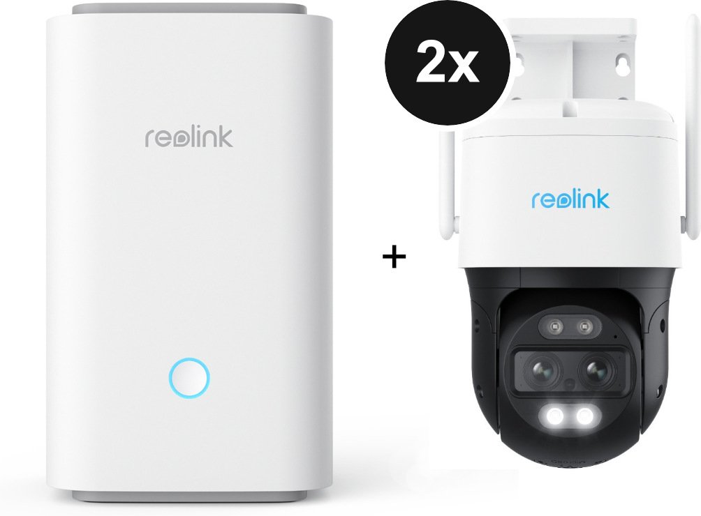 Reolink Home Hub + TrackMix Series P760 - 2er-Set (+GRATIS Hombli Lichterkette)