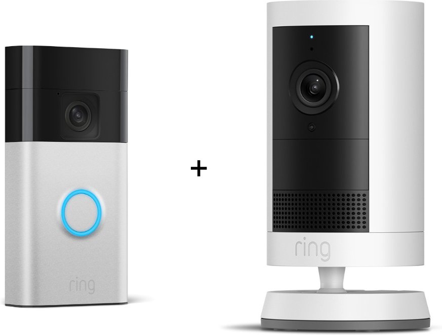 Ring Battery Video Doorbell + Outdoor Cam Plus - Battery