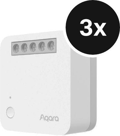 Aqara Einzelschalter-Modul T1 (mit Neutralleiter) - 3er-Set