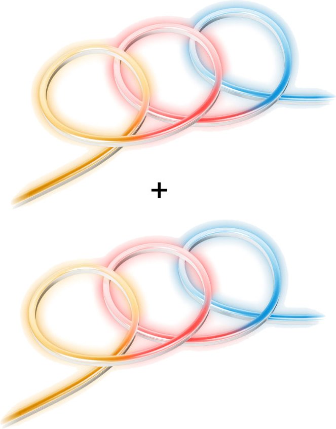 tink Basics Neon Light Strip mit Matter - 3m - 2er-Set