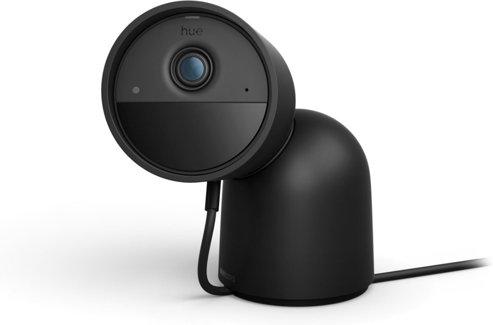 Philips Hue Secure kabelgebundene Kamera mit Standfuß - Schwarz
