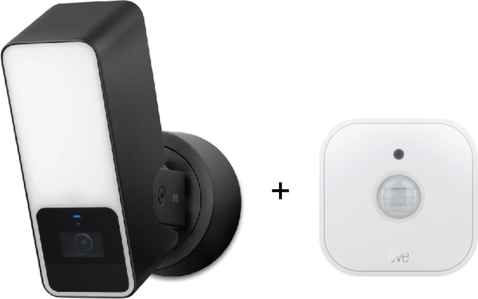 Eve Set - mit Outdoor Cam + Motion Matter - Bewegungssensor