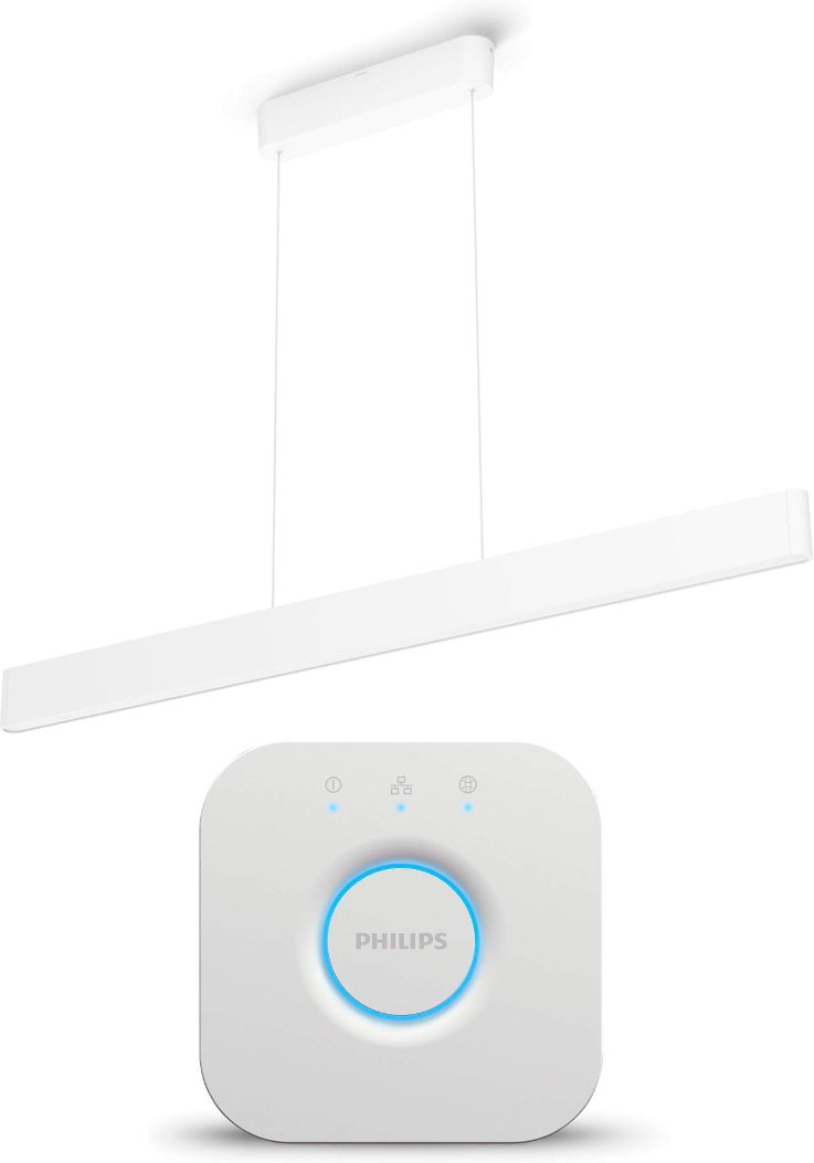 Philips Hue White & Color Ambiance Ensis Pendelleuchte 5500lm + Bridge