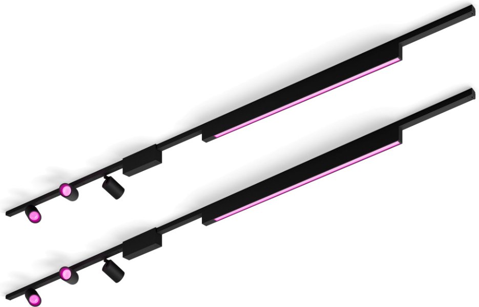 Philips Hue Perifo Basis-Set Deckenleuchte 3 Spots + Lightbar 2er-Pack