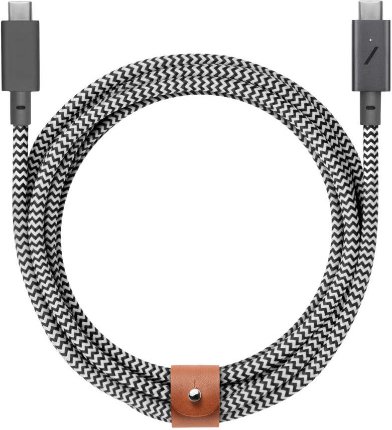 Native Union Belt Cable USB-C to USB-C Pro 2,4m - Weiß