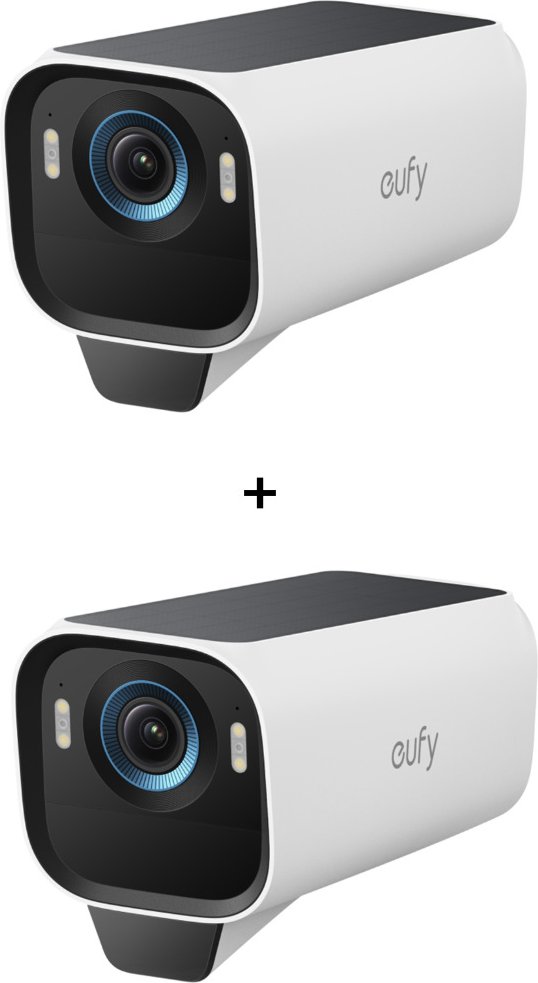 eufyCam S3 Pro 4k Solar-Zusatzkamera - 2er-Set