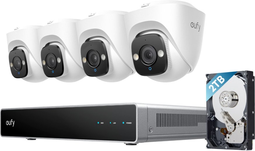 eufy PoE NVR Security System E41 - Kamera-Überwachungssystem - Weiß