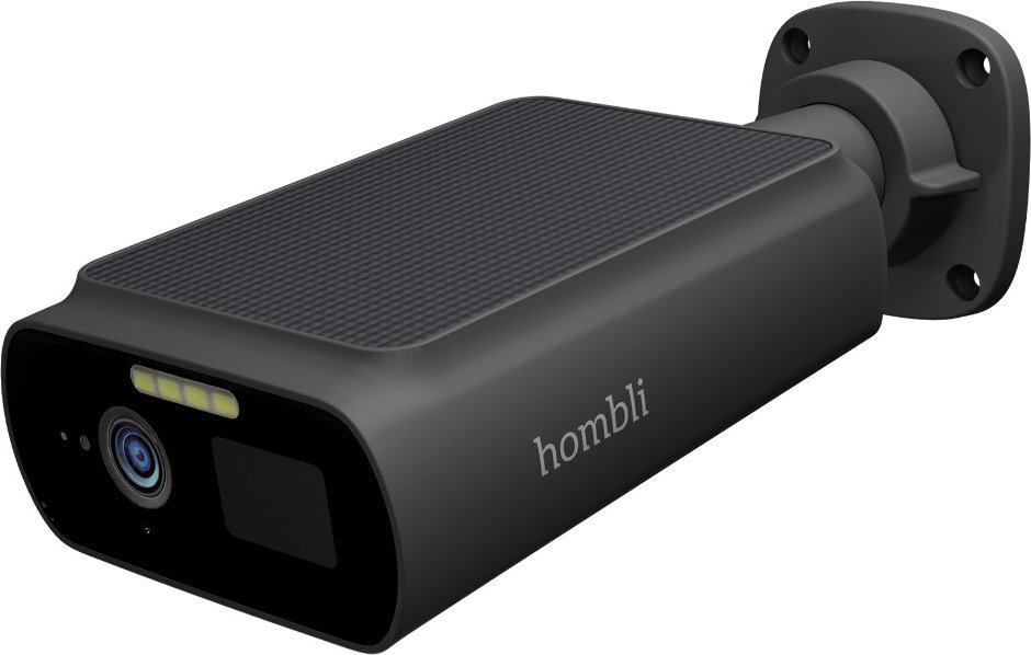 Hombli Solar Cam 2K - Smarte Solar-Kamera - Schwarz