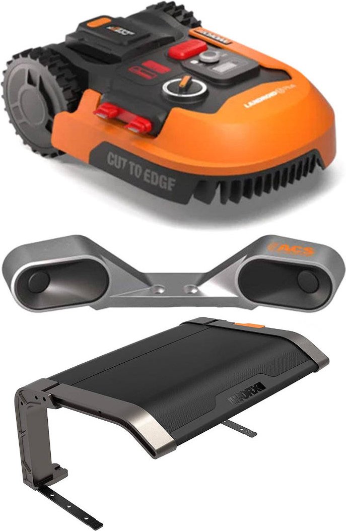 Worx Landroid M700 Plus Starter-Set - inkl. gratis Garage und ACS (+GRATIS Hombli Lichterkette)