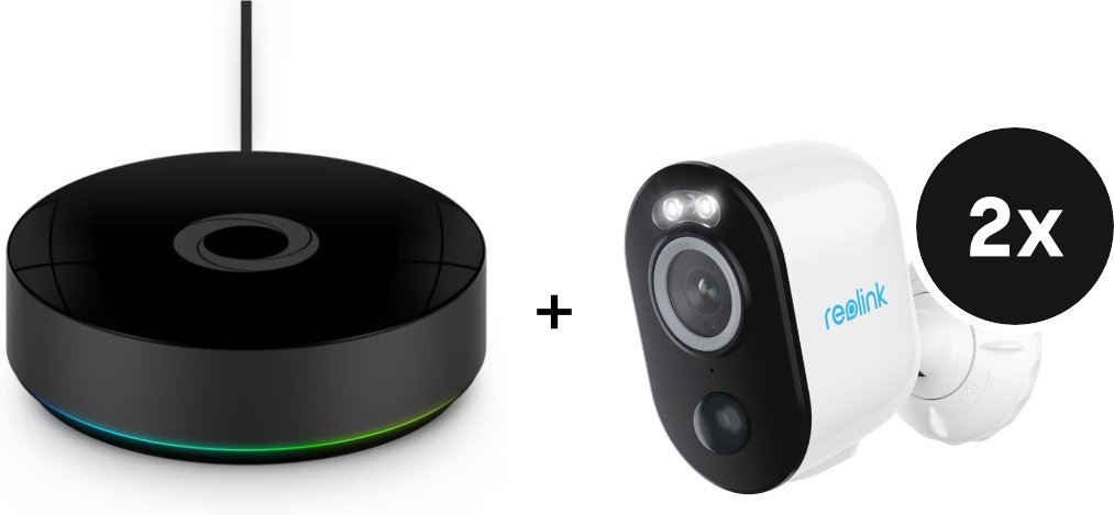 Thumbnail - Homey Starter Set - mit Pro (2026) + 2 Reolink Argus Series B330
