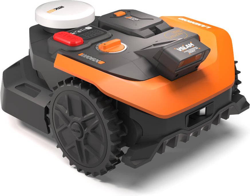 Worx Landroid Vision Cloud (Stereo) - Kabelloser Mähroboter für bis zu 650 m² - Schwarz