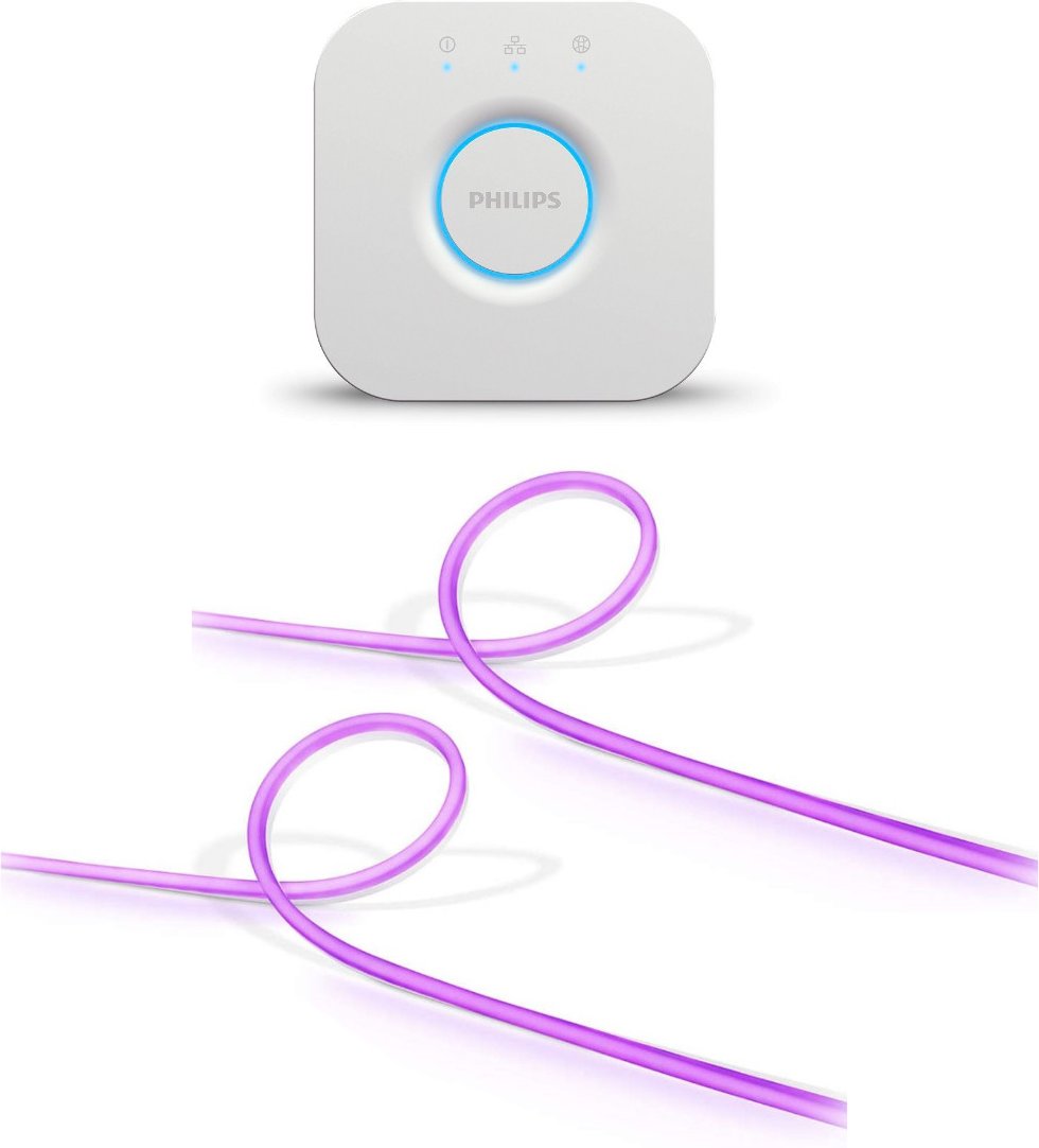 Philips Hue LED Outdoor Lightstrip 5m 2er-Set + Bridge