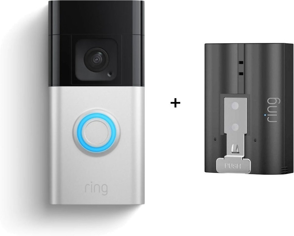Ring Battery Video Doorbell Plus + Quick Release Battery