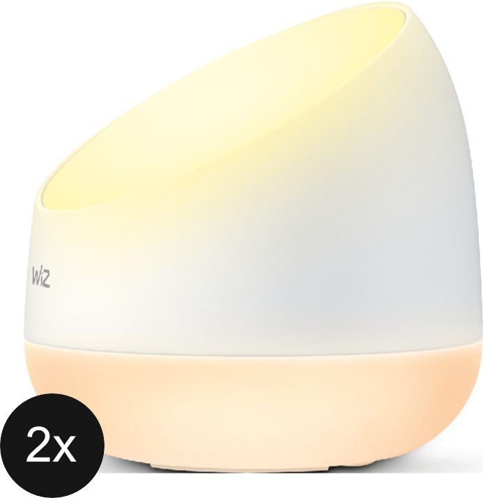 WiZ Squire Tischleuchte Tunable Farbig - 2er-Set