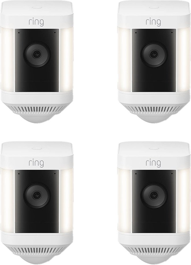 Ring Spotlight Cam Plus Battery - 4er-Set