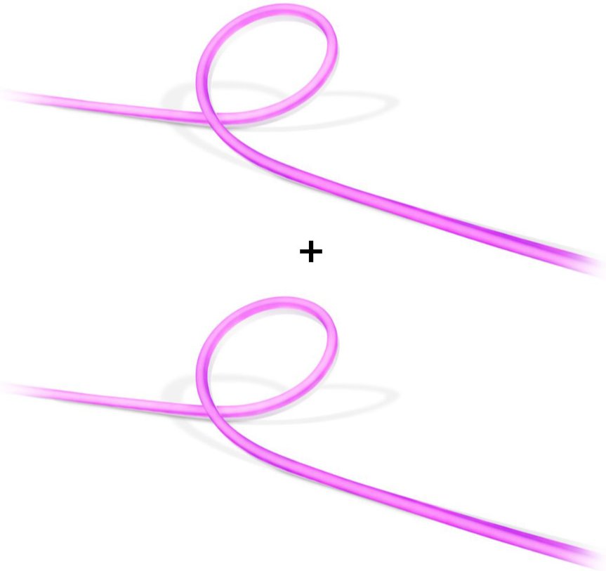 Philips Hue LED Outdoor Lightstrip 5m 2er-Set