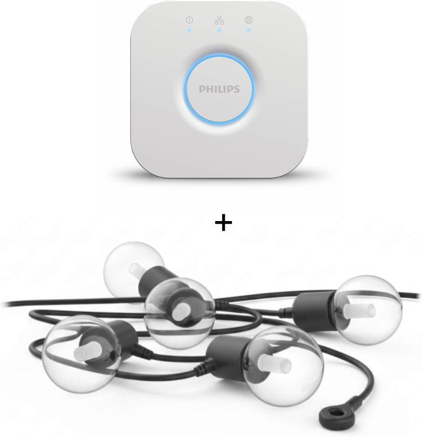 Philips Hue Festavia Globe Außenlichterkette - 14m + Bridge