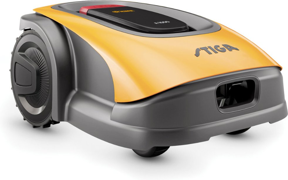 STIGA A 1000 - Autonomer Mähroboter - Gelb (+GRATIS Hombli Lichterkette)