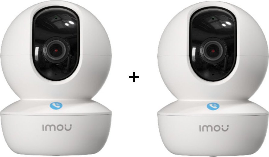 Imou Ranger RC 2K - 2K WLAN-Innenkamera mit Schwenk-/Neigefunktion - 2er-Set