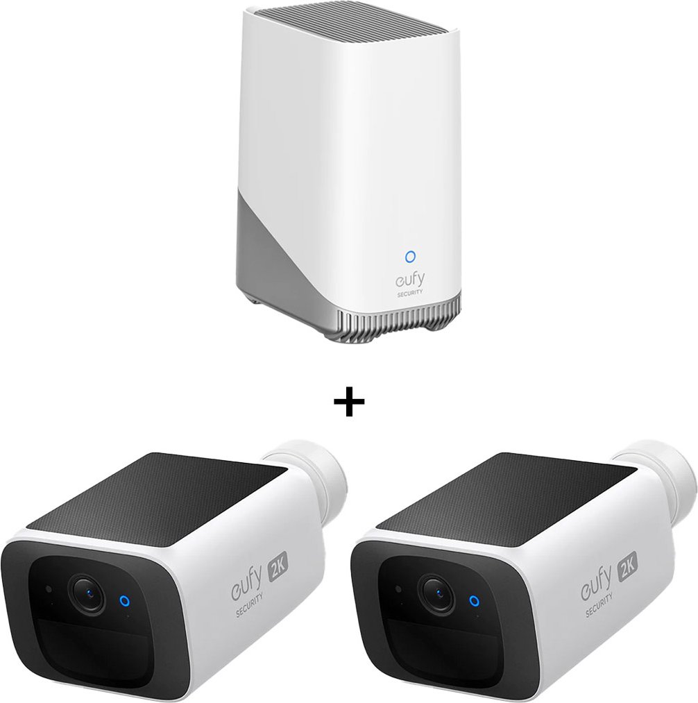 eufy SoloCam S220 - 2er-Set + Homebase 3