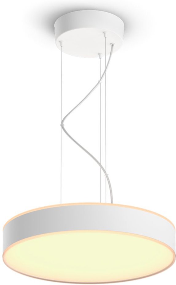 Philips Hue White Ambiance Enrave Pendelleuchte 4300lm + Dimmschalter - Weiß