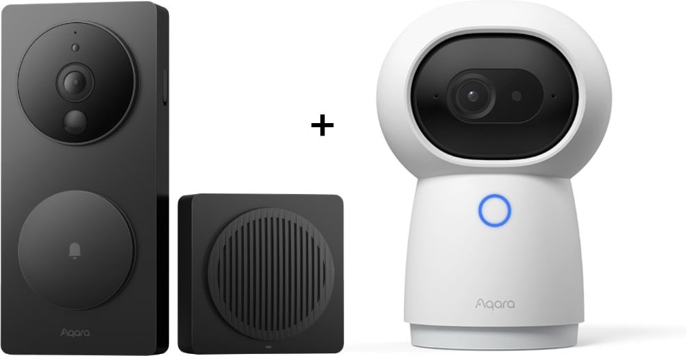 Aqara Smart Video Doorbell G4 + Aqara Camera Hub G3