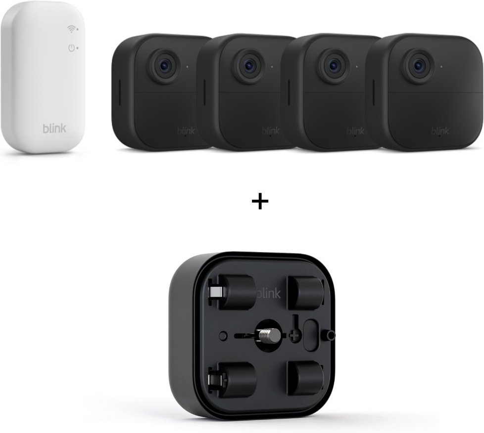 Blink Outdoor 4 - 4-Kamera System + Outdoor 4 - Zusatzbatterie