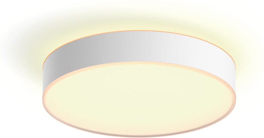 Philips Hue White Ambiance Devere Deckenleuchte M 2450lm + Dimmschalter - Weiß