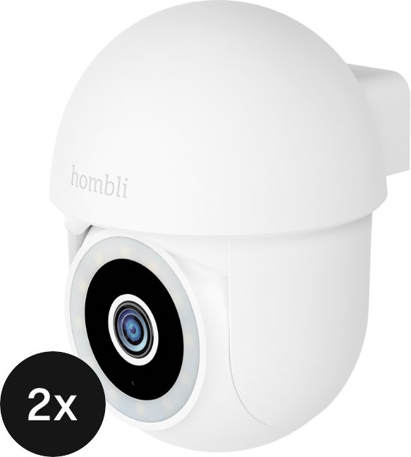 Hombli Pan & Tilt Cam 2K - 2er-Set