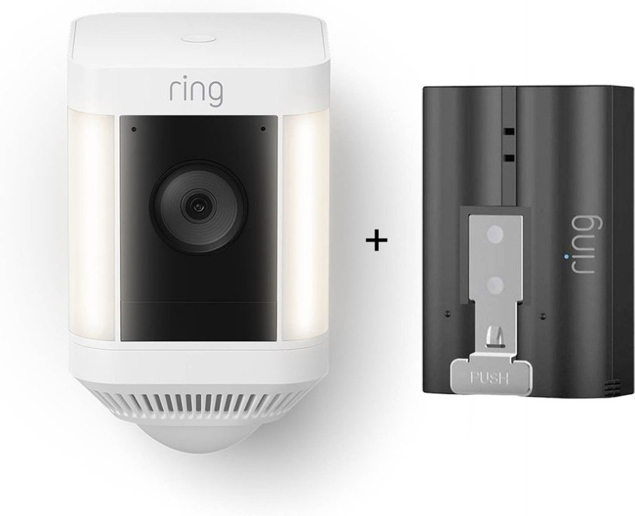Ring Spotlight Cam Plus Battery + Quick Release Battery