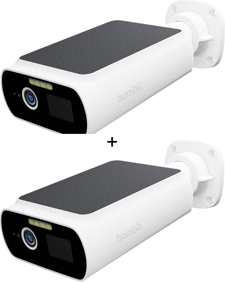 Hombli Solar Cam 2K - 2er-Set