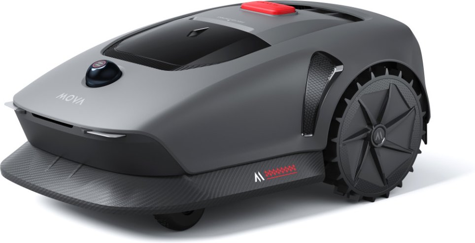 MOVA 600 Kit - Mähroboter ohne Begrenzungsdraht + Ersatzklingen & Radbürste - Grau