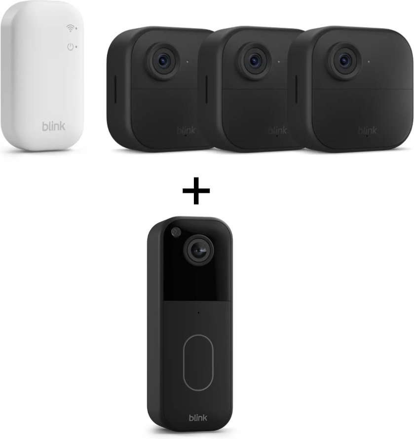 Blink Outdoor 4 - 3-Kamera System + Video Doorbell 2