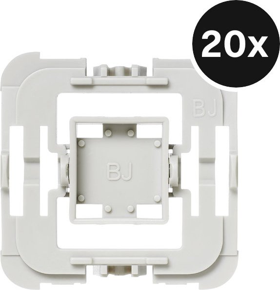Homematic Adapter-Set Busch-Jaeger, 20er Set - Weiß