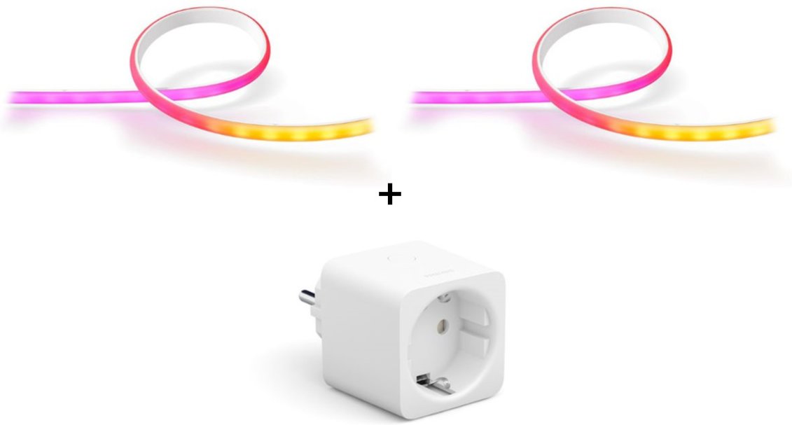 Philips Hue Gradient Ambience Lightstrip + Erweiterung + Steckdose