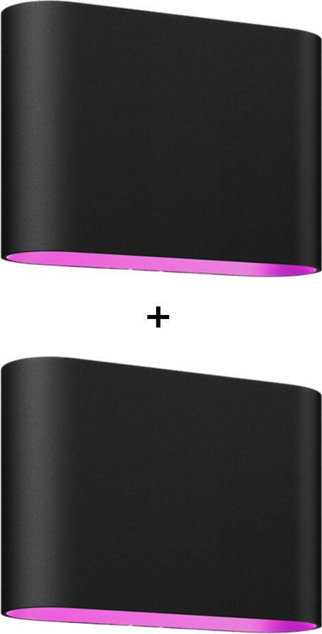 Philips Hue White & Color Ambiance Dymera Wandleuchte 1020lm - 2er-Set