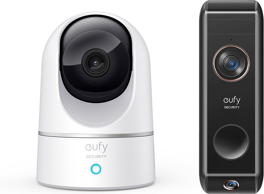 Eufy Doorbell Dual + IndoorCam Pan & Tilt