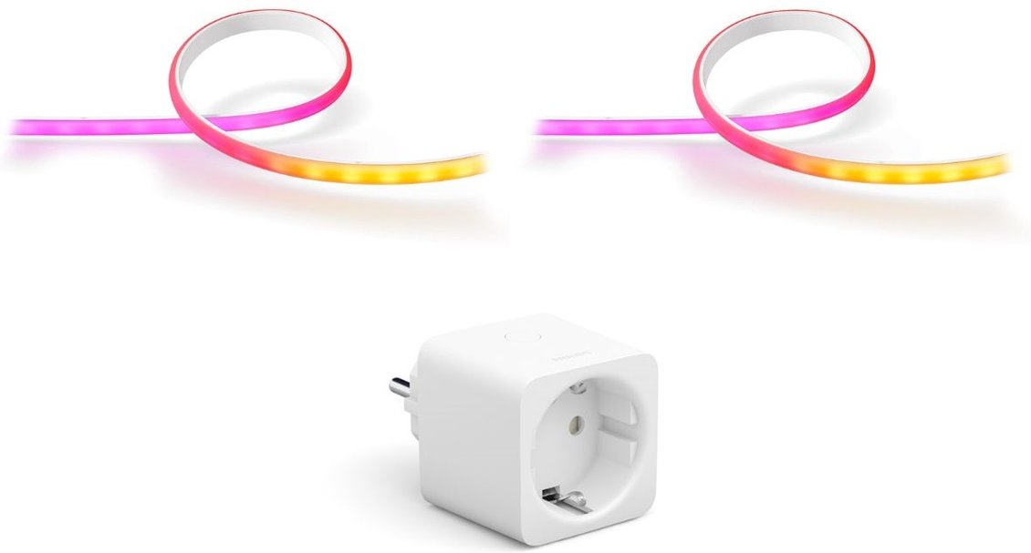 Philips Hue Gradient Ambience Lightstrip + Erweiterung + Steckdose